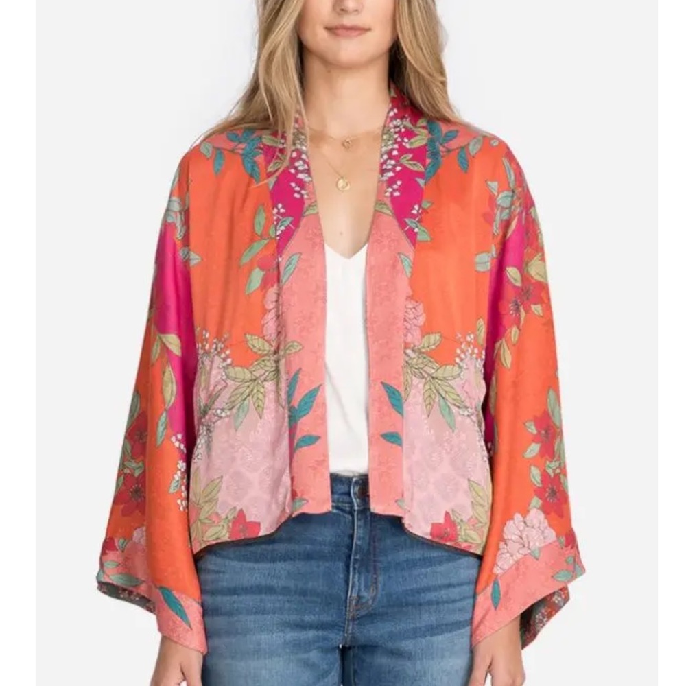 Johnny Was Maggie Crop Kimono (reversible)